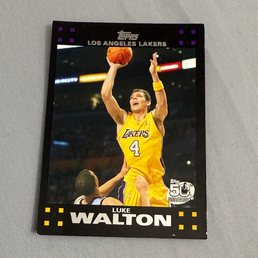 Topps Lakers Luke Walton Card